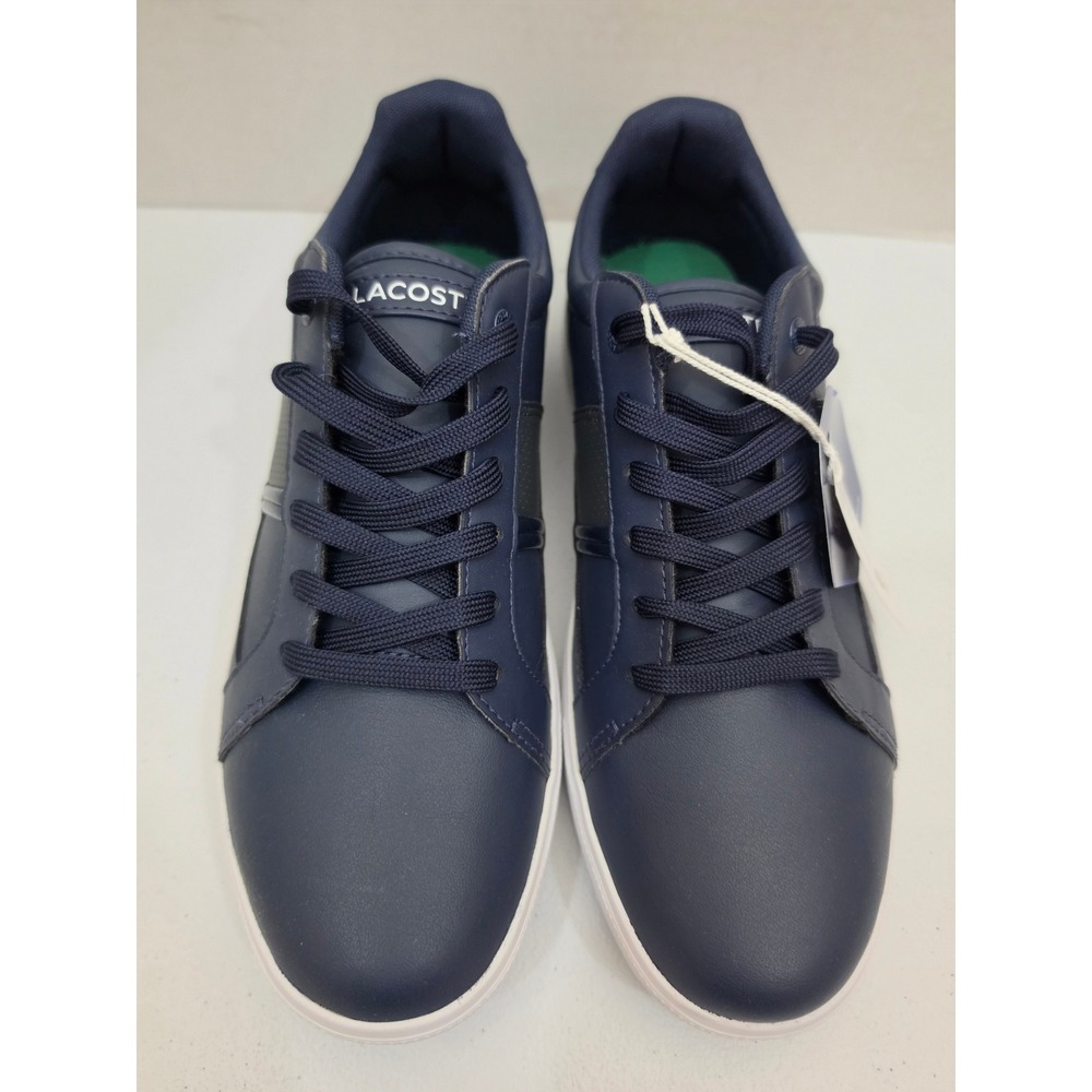 Lacoste Europa LCR BRZ Mens Navy Dark Grey Sneakers 8.5 7-32SPM24098F7